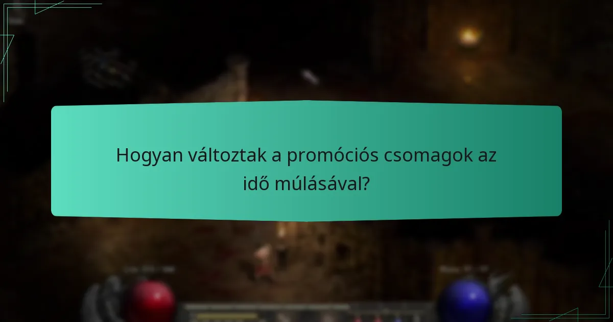 Hogyan változtak a promóciós csomagok az idő múlásával?